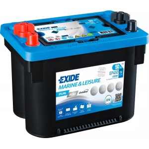 EXIDE MARINE&amp;LEISURE DUAL AGM 50AH 750A 450WH L+