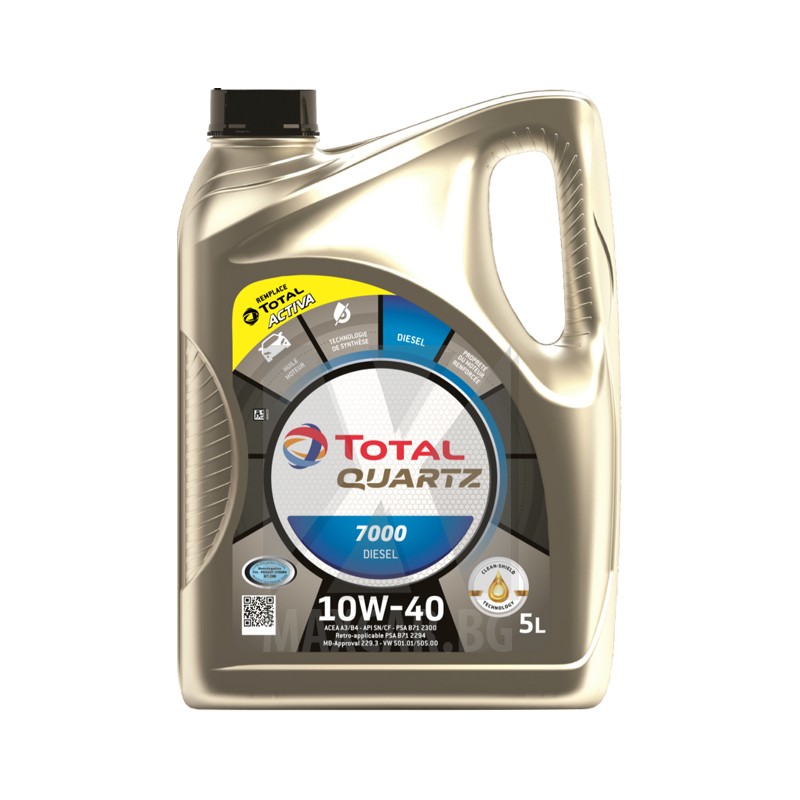 TOTAL QUARTZ 7000 DIESEL 10W-40 5L