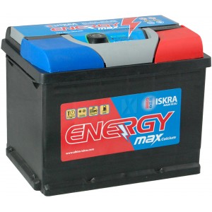 ISKRA MAX ENERGY 62Ah 540A R+