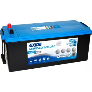 EXIDE MARINE&amp;LEISURE DUAL AGM 180AH 900A 1500WH L+