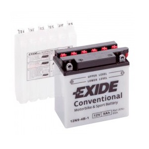 EXIDE BIKE 12N9-4B-1 9AH 85A 12V L+