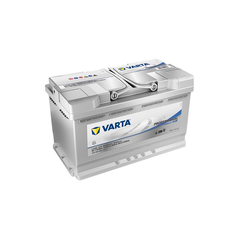 VARTA PROFESSIONAL DUAL PURPOSE AGM 80AH 800A R+