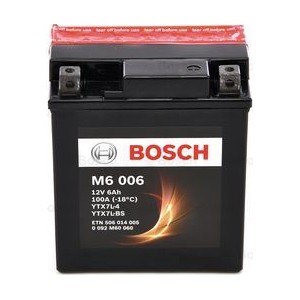 BOSCH M6 AGM YTX7L-BS 6AH 100A 12V R+