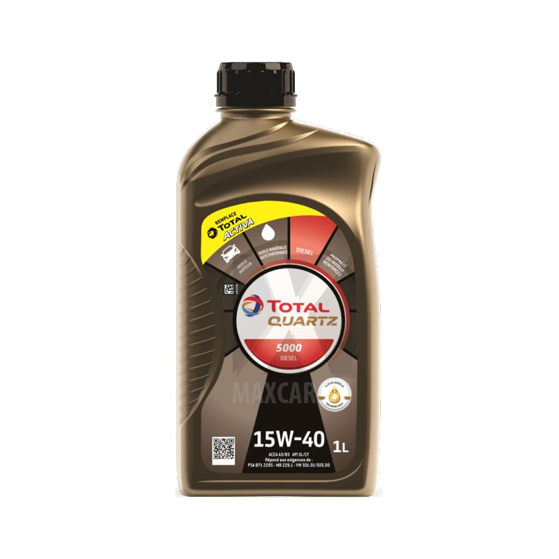 TOTAL QUARTZ 5000 DIESEL 15W-40 1L