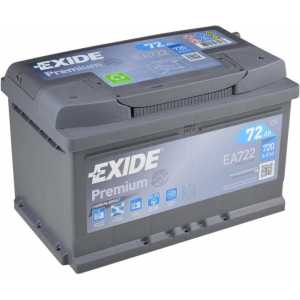 EXIDE PREMIUM 72AH 720A R+