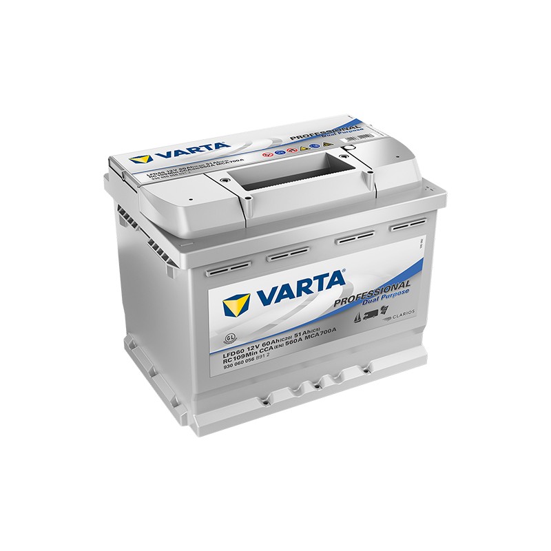 VARTA PROFESSIONAL DUAL PURPOSE AGM 60AH 680A R+