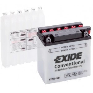 EXIDE BIKE 12N9-3B 9AH 85A 12V R+