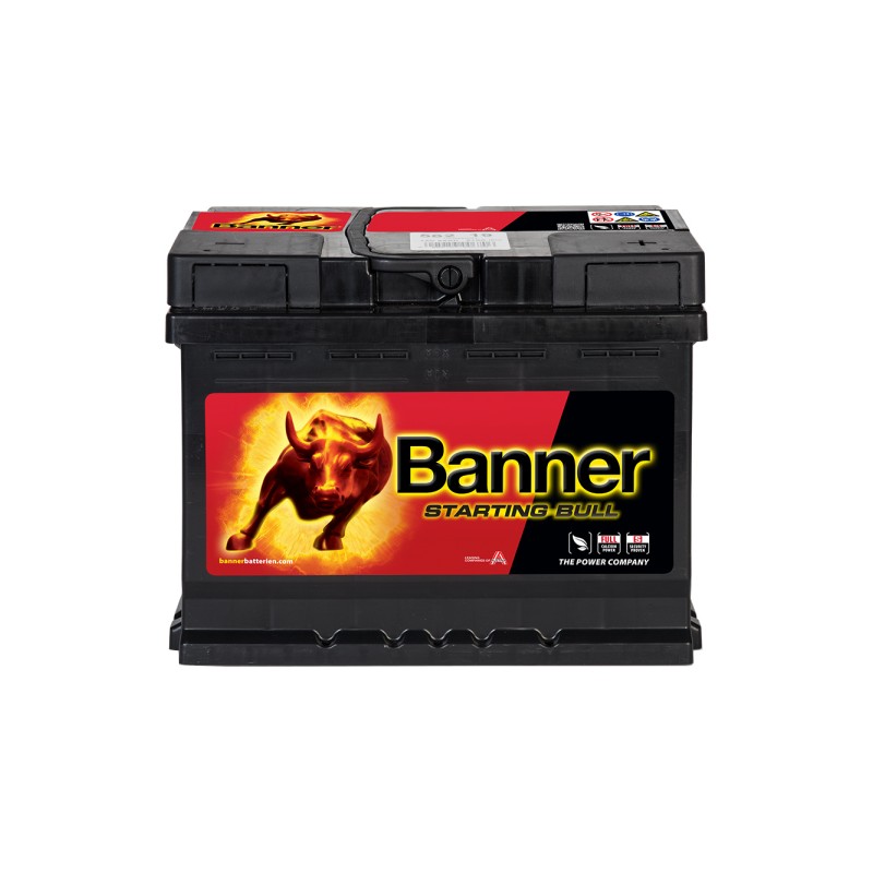 BANNER STARTING BULL 62AH 480A R+