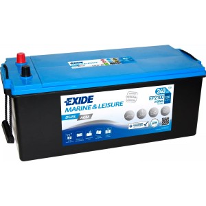 EXIDE MARINE&amp;LEISURE DUAL AGM 240AH 1200A 2100WH L+