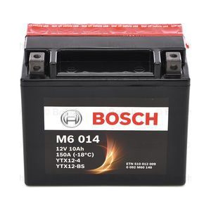 BOSCH M6 AGM YTX12-BS 10AH 150A 12V L+