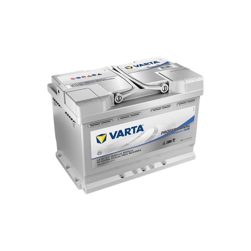 VARTA PROFESSIONAL DUAL PURPOSE AGM 70AH 760A R+