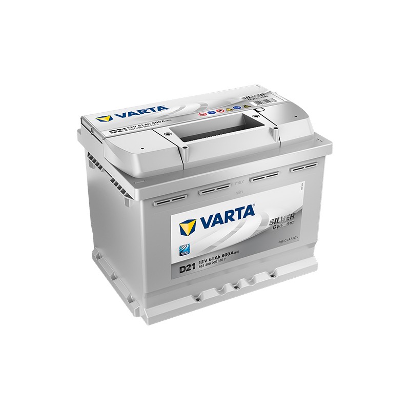 VARTA SILVER DYNAMIC 61AH 600A R+